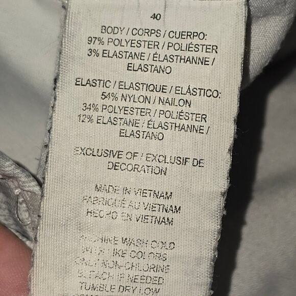 Calloway Men's Gray Checkered Gold Active Shorts Size 40 - Picture 6 of 6